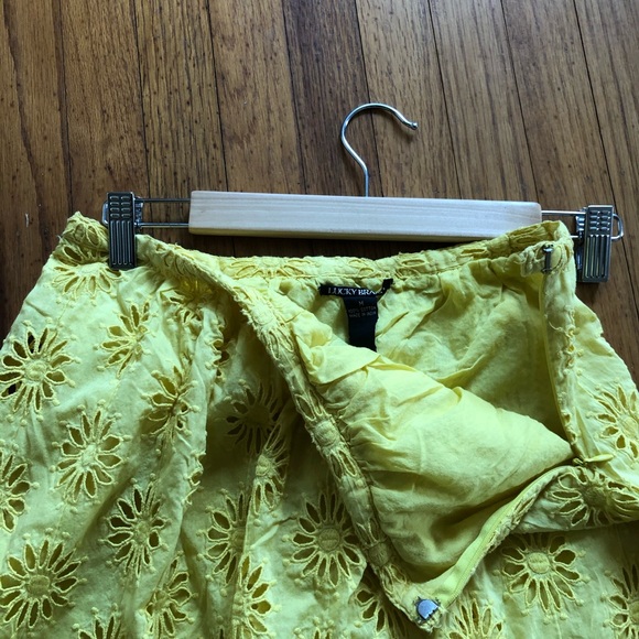 Lucky • Daisy Eyelet Full Cotton Skirt - Picture 6 of 6